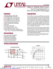 LT1933IDCB#TRMPBF datasheet pdf Linear Technology