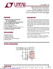 LTC1985ES5-1.8#TRM datasheet pdf Linear Technology