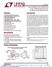 LT1994CDD#TR datasheet pdf Linear Technology