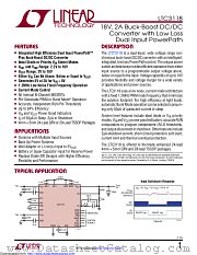 LTC3118HUFD#TRPBF datasheet pdf Linear Technology