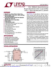 LTC3129EUD-1#TRPBF datasheet pdf Linear Technology