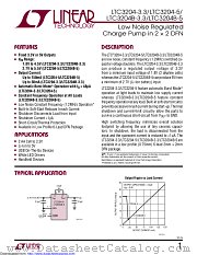 LTC3204EDC-5#TRMPBF datasheet pdf Linear Technology