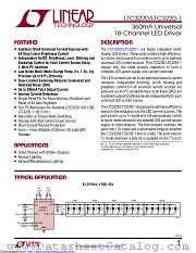 LTC3220EPF-1#TRPBF datasheet pdf Linear Technology