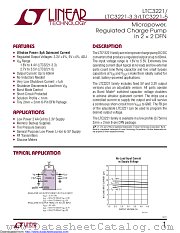 LTC3221EDC-3.3#TRMPBF datasheet pdf Linear Technology