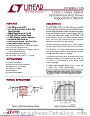 LTC3405AES6-1.375#TRPBF datasheet pdf Linear Technology