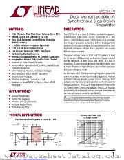 LTC3419IDD-1#TRPBF datasheet pdf Linear Technology