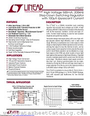 LT3437IDD#TR datasheet pdf Linear Technology