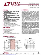 LT3475IFE datasheet pdf Linear Technology