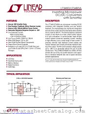 LT3483IDC#TRPBF datasheet pdf Linear Technology