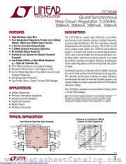 LTC3544EUD#TRPBF datasheet pdf Linear Technology