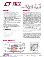 LTC3562EUD#TRPBF datasheet pdf Linear Technology
