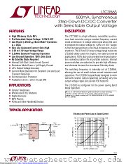 LTC3563EDC datasheet pdf Linear Technology