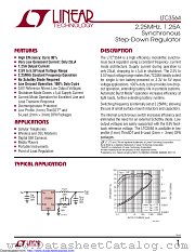 LTC3564IDCB#TRPBF datasheet pdf Linear Technology