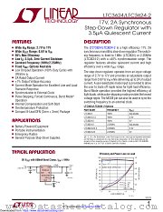 LTC3624EMSE-23.3#TRPBF datasheet pdf Linear Technology