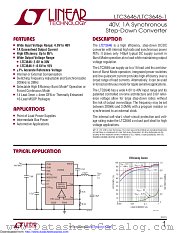 LTC3646HDE-1#TRPBF datasheet pdf Linear Technology