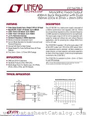 LTC3672BEDC-2#TRMPBF datasheet pdf Linear Technology