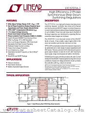 LTC3727AEG-1#TRPBF datasheet pdf Linear Technology