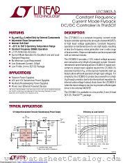 LTC3803IS6-3#TR datasheet pdf Linear Technology