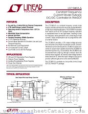 LTC3803IS6-5#PBF datasheet pdf Linear Technology