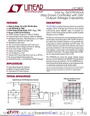 LTC3807EUDC#TRPBF datasheet pdf Linear Technology