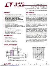 LTC3830-1ES8#TR datasheet pdf Linear Technology