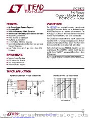 LTC3872EDDB#TRPBF datasheet pdf Linear Technology