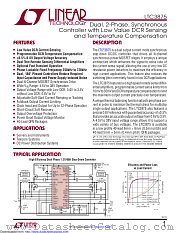 LTC3875IUH#TRPBF datasheet pdf Linear Technology