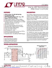 LTC3891HUDC#TRPBF datasheet pdf Linear Technology
