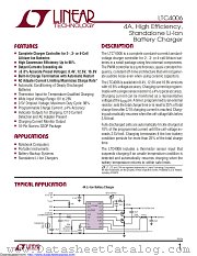 LTC4006EGN-4#TR datasheet pdf Linear Technology