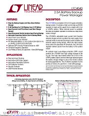 LTC4040IUFD#TRPBF datasheet pdf Linear Technology