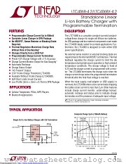 LTC4068EDD-4.2#TR datasheet pdf Linear Technology
