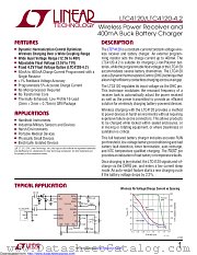 LTC4120IUD-4.2#TRPBF datasheet pdf Linear Technology