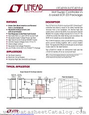 LTC4210-3CS6#TRPBF datasheet pdf Linear Technology