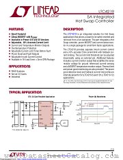 LTC4219CDHC-5#TRPBF datasheet pdf Linear Technology