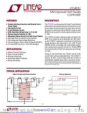 LTC4231HMS-2#TRPBF datasheet pdf Linear Technology