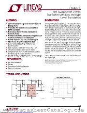 LTC4301LIMS8#TR datasheet pdf Linear Technology