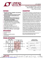 LTC4303IMS8#TRPBF datasheet pdf Linear Technology