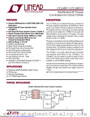 LTC4402-1EMS8 datasheet pdf Linear Technology