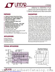 LT5546EUF#TRPBF datasheet pdf Linear Technology