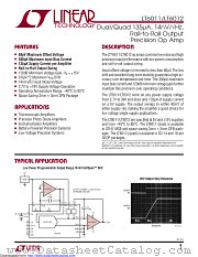 LT6012AIS#TRPBF datasheet pdf Linear Technology