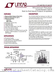 LTC6079HGN datasheet pdf Linear Technology