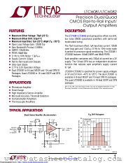 LTC6081HMS8#TRPBF datasheet pdf Linear Technology