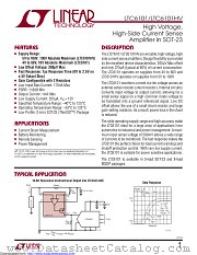 LTC6101HVACS5#PBF datasheet pdf Linear Technology