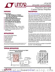 LTC6102HVCMS8#TRPBF datasheet pdf Linear Technology