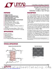 LT6205CS5#TRPBF datasheet pdf Linear Technology