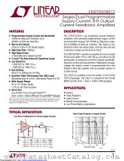 LT6211CDD#PBF datasheet pdf Linear Technology