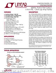 LT6233CS6#TRMPBF datasheet pdf Linear Technology