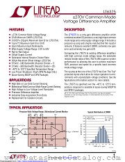 LT6375AHDF#TRPBF datasheet pdf Linear Technology