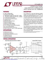 LTC6400CUD-26#PBF datasheet pdf Linear Technology