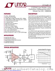 LTC6401CUD-8#TR datasheet pdf Linear Technology